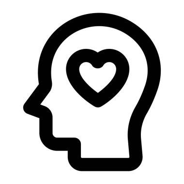 Aşk simgesi vektör illüstrasyonu