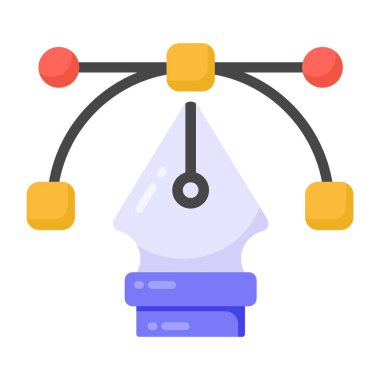 İş ve finans simgesinin vektör illüstrasyonu 