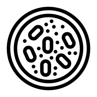 pizza. Web simgesi basit tasarım