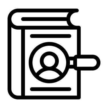 Ara. Web simgesi basit tasarım