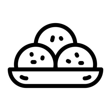 Yiyecek ve içecek ikonu. özet vektör illüstrasyonu.