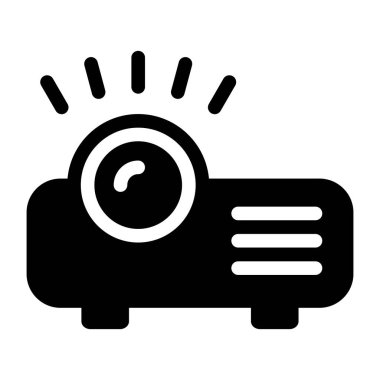 Kamera. Web simgesi basit illüstrasyon