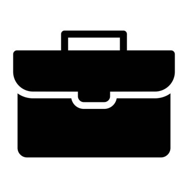 evrak çantası ikonu vektör illüstrasyonu