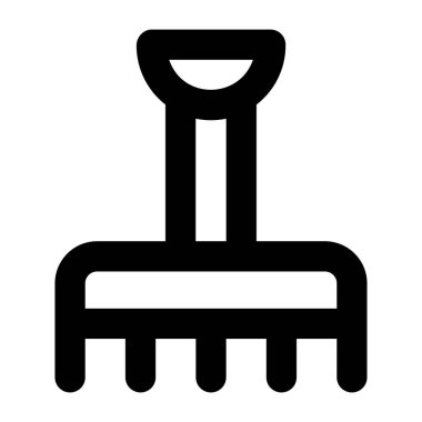 Otelde. Web simgesi basit illüstrasyon