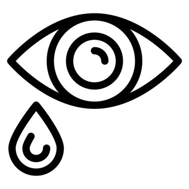 Göz simgesi, vektör illüstrasyonu