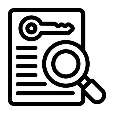 Ara. Web simgesi basit tasarım