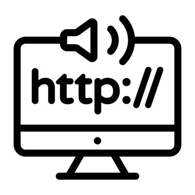 Video pazarlama. Web simgesi