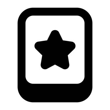 yıldız simgesi vektör illüstrasyonu