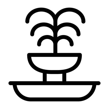 fıskiye web simgesi basit tasarım 