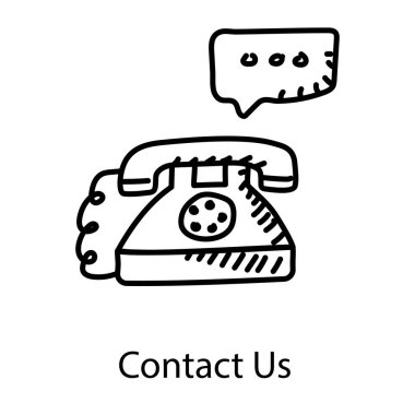 Telefon simgesi. vektör illüstrasyonu