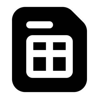 belge web simgesi, vektör illüstrasyonu