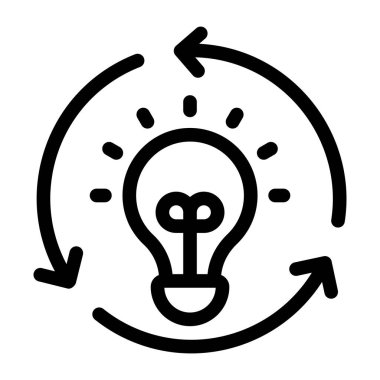 Fikir, yaratıcılık, seo, optimizasyon, pazarlama, vektör illüstrasyonu