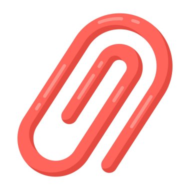 Beyaz arkaplanda kırmızı kauçuk halka simgesi