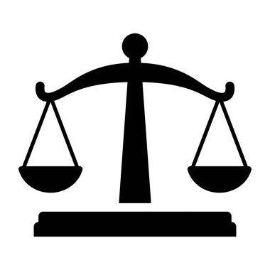 Web ve mobil uygulama tasarımınız için beyaz arkaplanda izole edilmiş ölçek simgesi vektörü, ölçek logosu kavramı