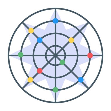 Dünya haritası. Basit tasarım