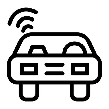 Araba sür. Web simgesi