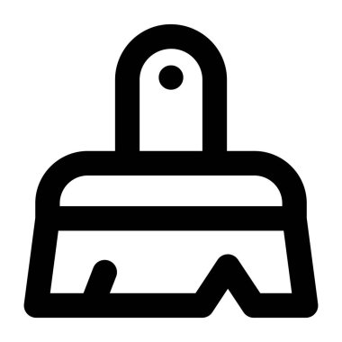 Sırt çantası. Web simgesi basit illüstrasyon