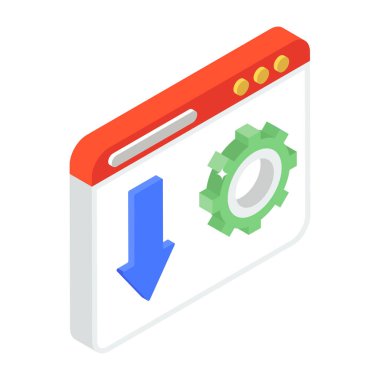 seo modern simgesinin vektör illüstrasyonu