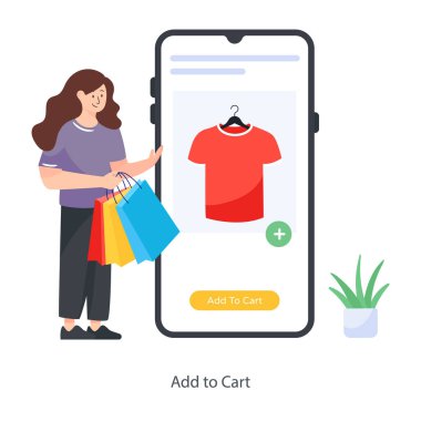 Simge tasarımı ile alışveriş çevrimiçi konsepti, vektör illüstrasyonu 10 eps grafik.