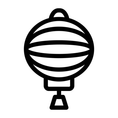 Çince yeni yıl ikon vektör illüstrasyonu