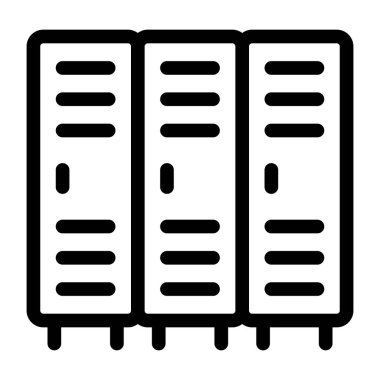 Sunucu. Web simgesi basit illüstrasyon