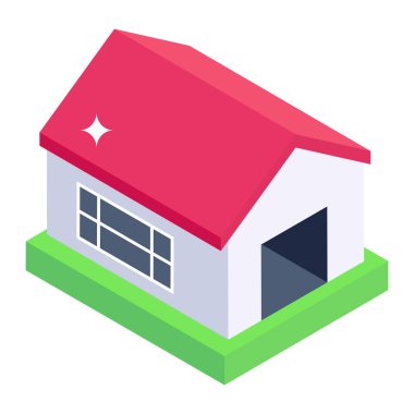 ev yapımı izometrik ikon vektör çizimi tasarımı