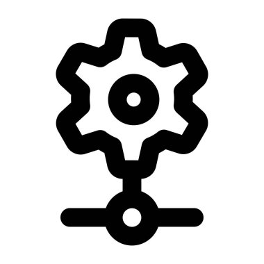 seo modern simgesinin vektör illüstrasyonu