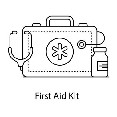 Tıbbi ve sağlık ikonu vektör illüstrasyon grafik tasarımı