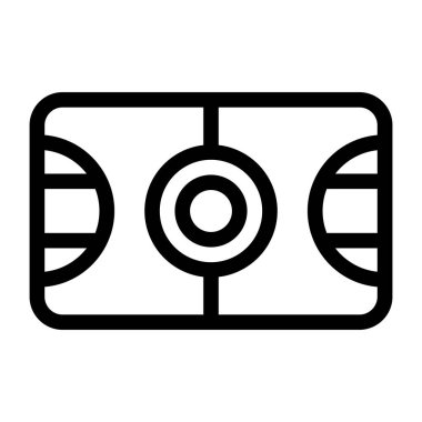 Video kamera simgesi. Web için fan vektör simgelerinin özet çizimi