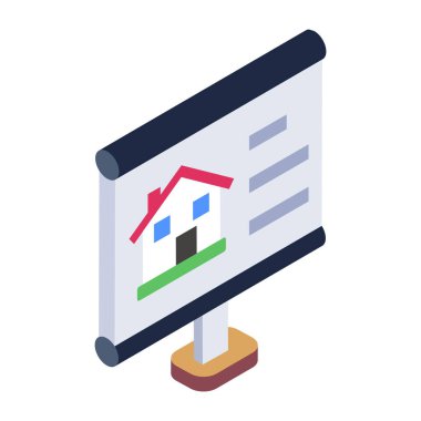 Simge tasarımı ile emlak konsepti, vektör illüstrasyonu 10 eps graphic.