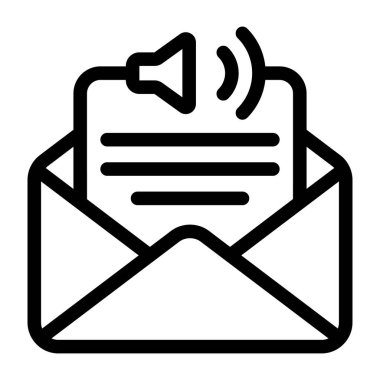 E-posta. Web simgesi basit tasarım