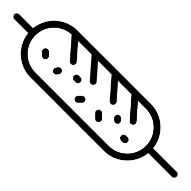 yiyecek ikonu vektör illüstrasyonu