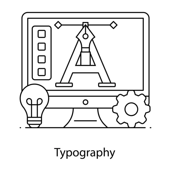 Illustrazione Vettoriale Seo Icona Moderna — Vettoriale Stock