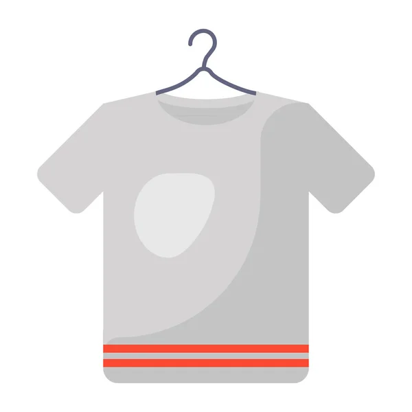 Camiseta Icono Ilustración Plana Del Diseño Del Logotipo Del Vector — Vector de stock