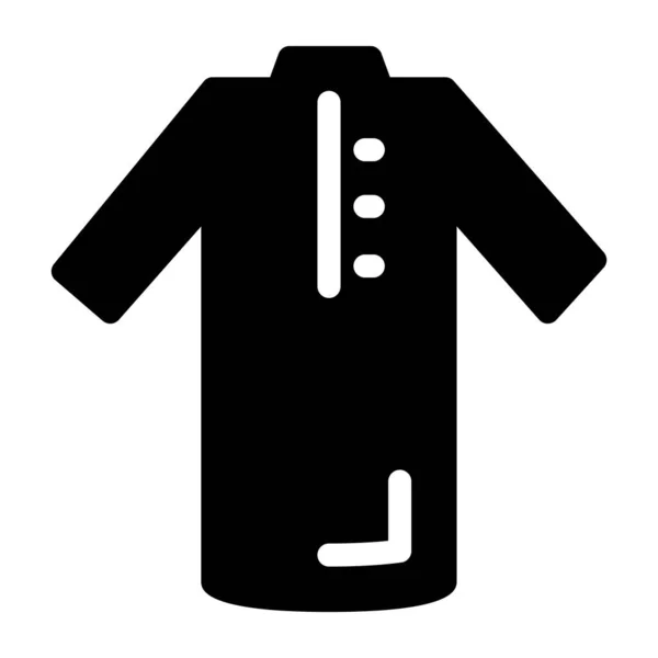 Shirt Icoon Eenvoudige Illustratie Van Kleding Vector Symbool Voor Web — Stockvector