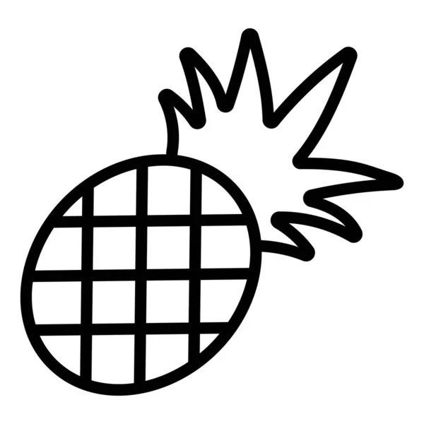 Pineapple Web Icon Simple Illustration — Stock Vector