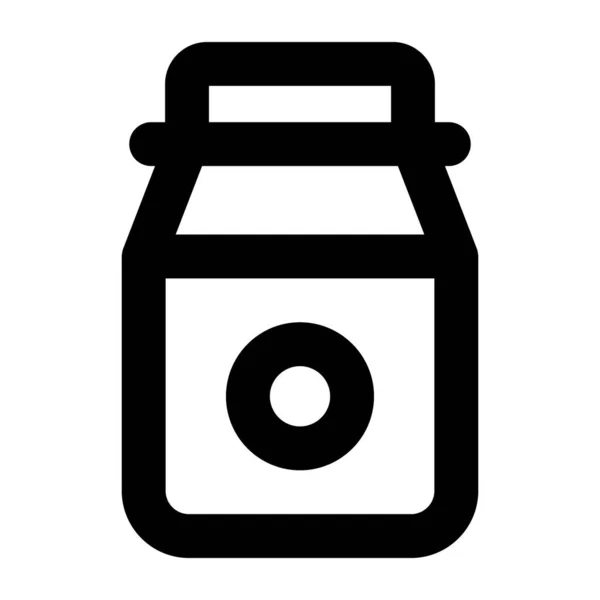 Jar Web Icon Simple Illustration — Stock Vector