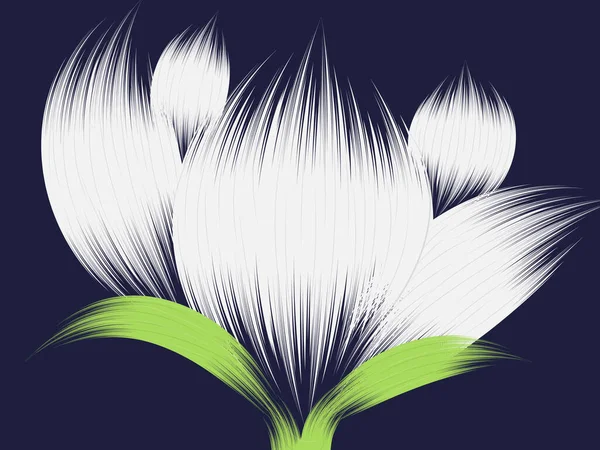 Abstraktní Barevné Květinové Pozadí — Stockový vektor