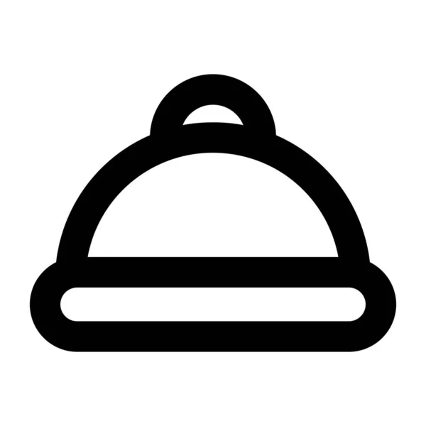 Icono Web Diseño Simple Comida — Vector de stock