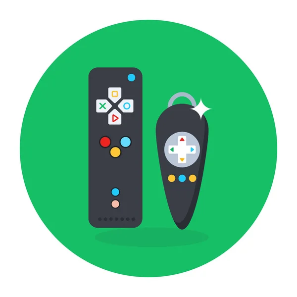 Videospiel Controller Mit Joystick Vektor Illustration Design — Stockvektor