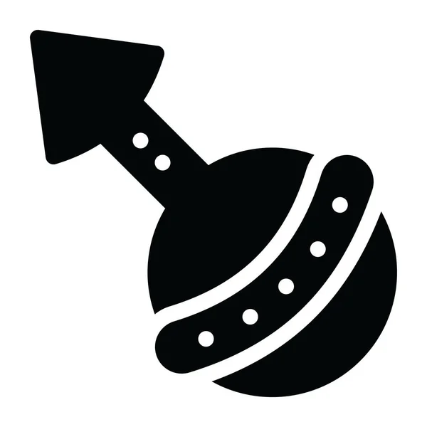 Icono Del Hacha Ilustración Simple Los Iconos Vectoriales Cuchillo Medieval — Vector de stock