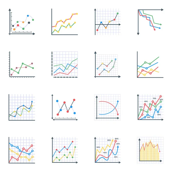 Business Finance Concept Analyse Ontwikkeling Marketing Management Analytics Optimalisatie Web — Stockvector