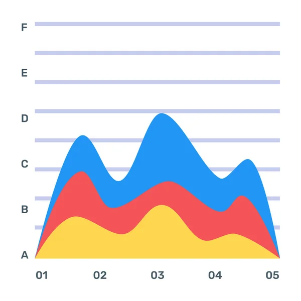 現代のグラフィックアイコンのベクトル図 — ストックベクタ