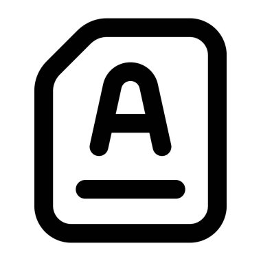 belge web simgesi basit tasarım