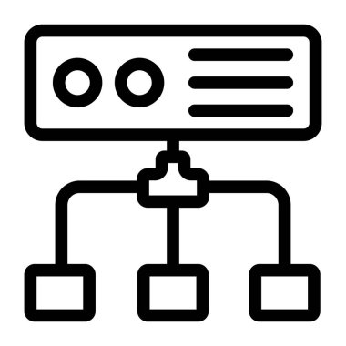 veri analizi. Web simgesi