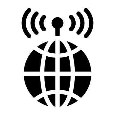 wifi simgesi vektör illüstrasyonu