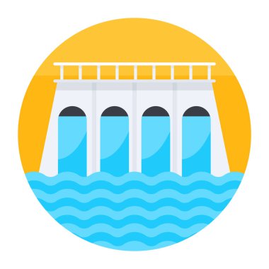 Bir deniz binasının vektör çizimi