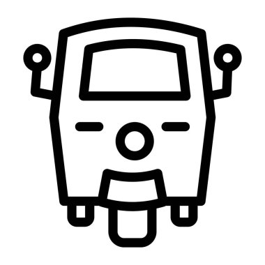 - Araba. Web simgesi basit illüstrasyon