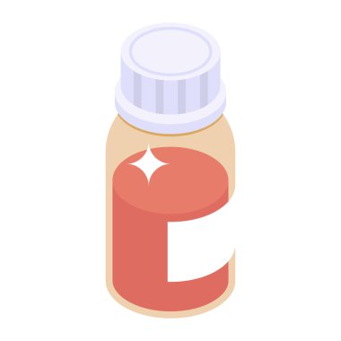 Süt vektörü illüstrasyon tasarımlı su şişesi.