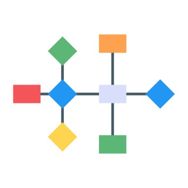 ağ bağlantı vektör simgesi. Modern illüstrasyon grafik ve web tasarımı için izole edildi.